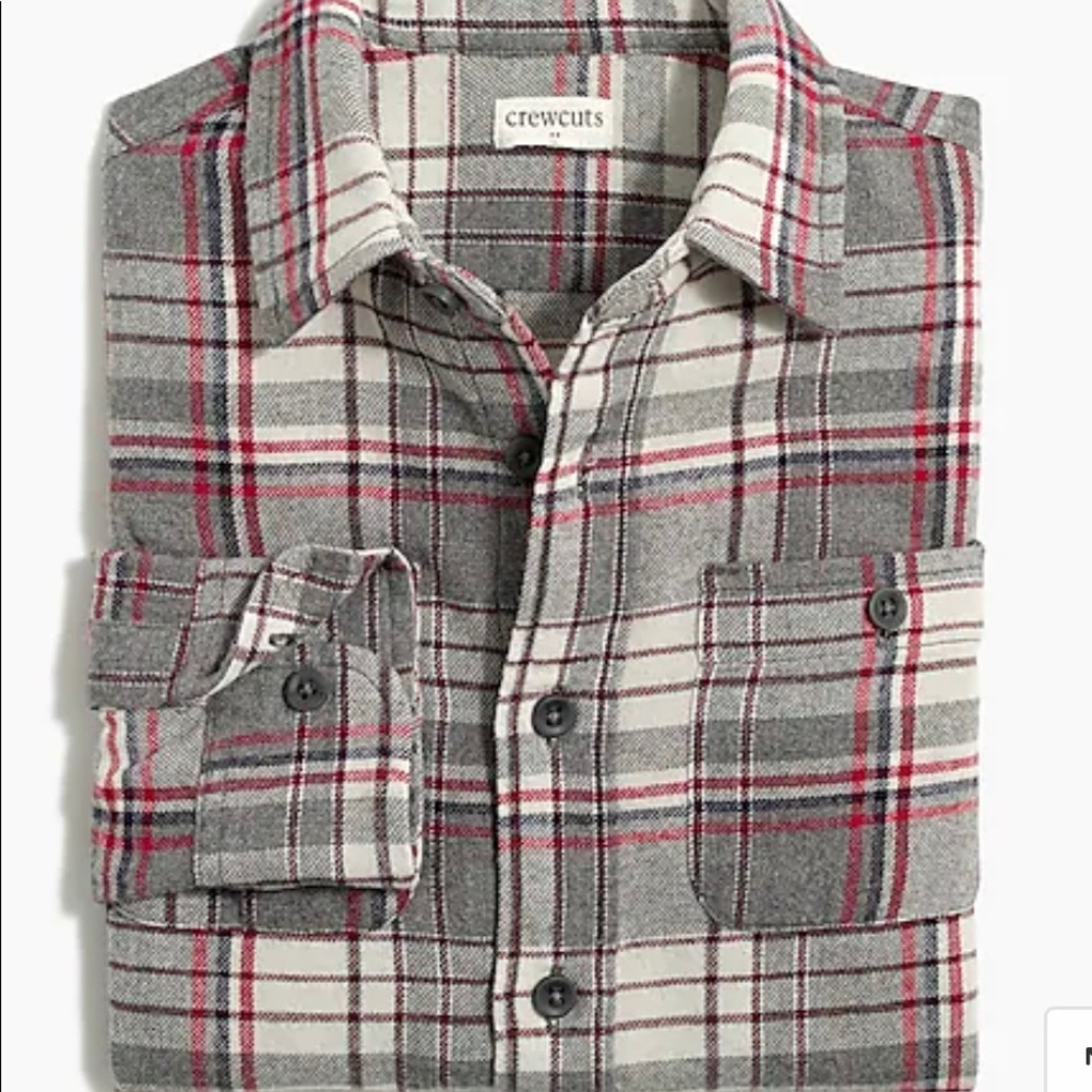 Jcrew CrewCuts button down shirt boy 8